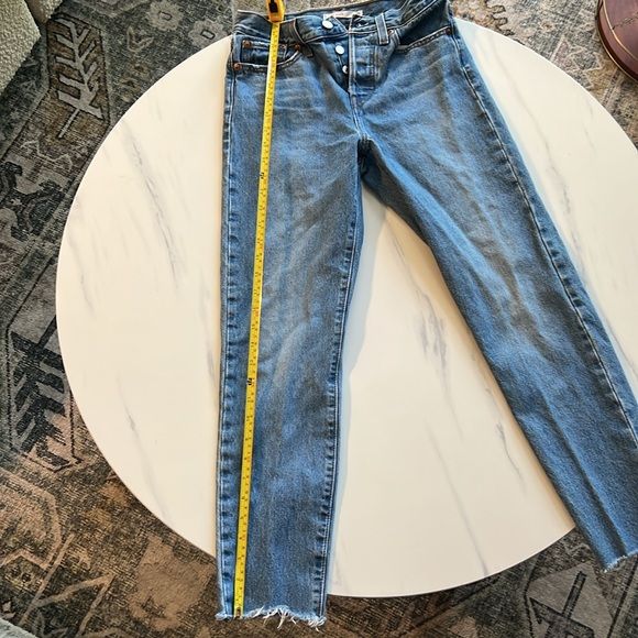 Cropped Blue Denim Jeans - Picture 4 of 4